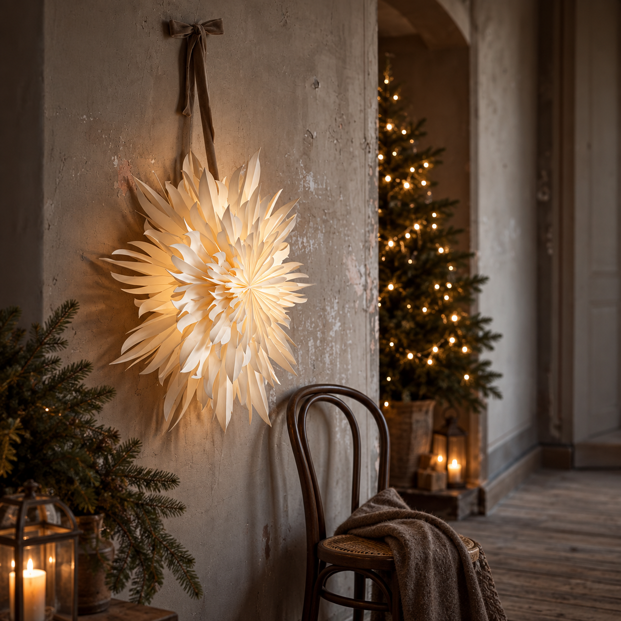 Advent star - Star - 52 cm - White - Fiery - Watt & Veke - 6