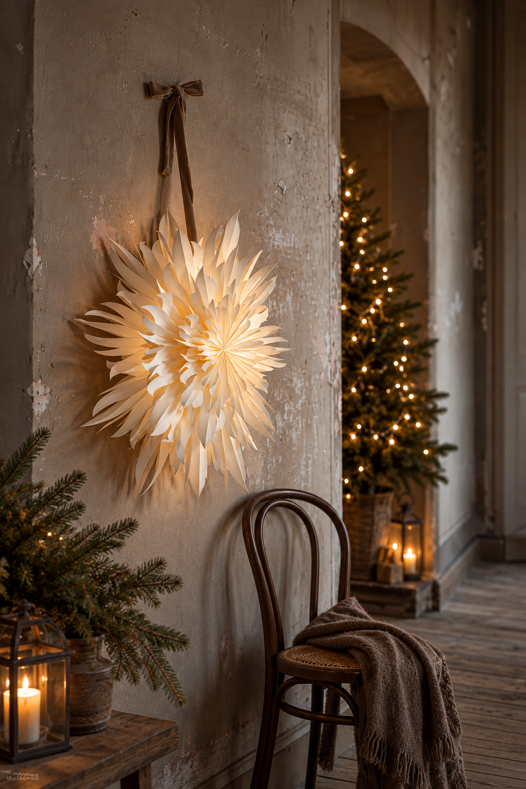 Adventsstjärna - Stjärna - 70 cm - Vit - Eldig - Watt & Veke - 2