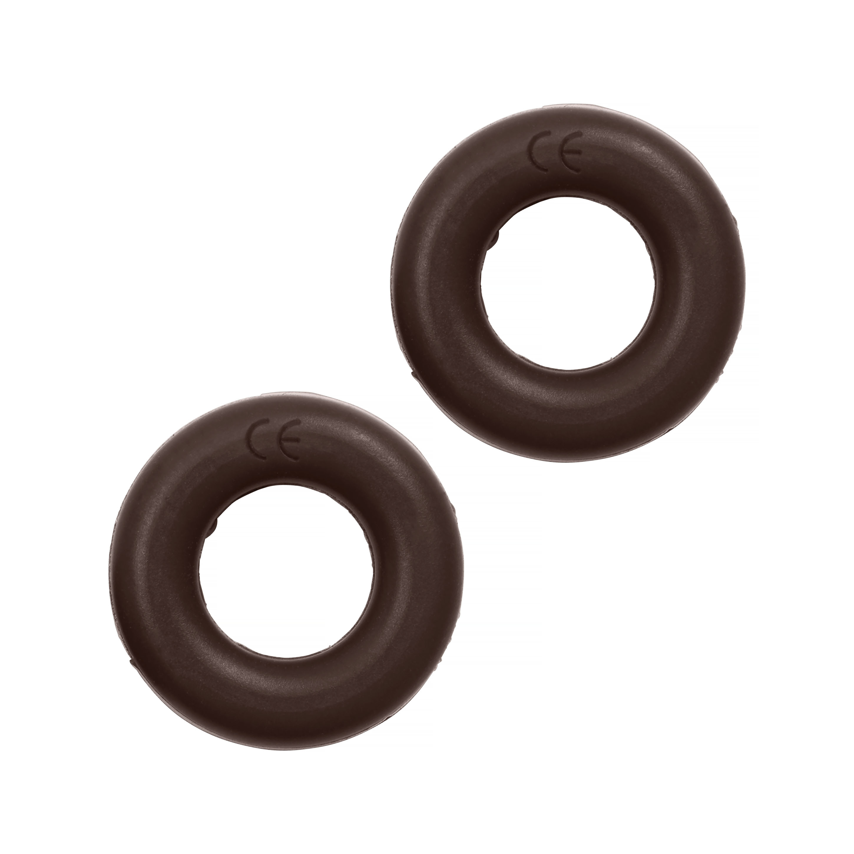Hjälpmedel till glasögon i silikon, håller glasögonen på plats, anti-glid, doughnut brun
