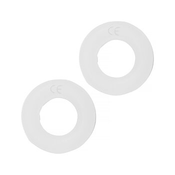 Hjälpmedel till glasögon i silikon, håller glasögonen på plats, anti-glid, doughnut transparent