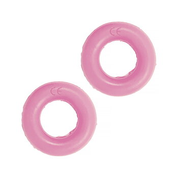 Hjälpmedel till glasögon i silikon, håller glasögonen på plats, anti-glid, doughnut ljusrosa