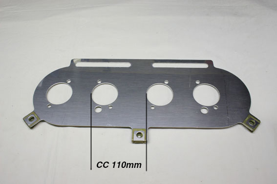 Baseplate Pipercross KK600 Weber DCOE/Dellorto DHLA  110mm/cc
