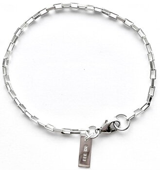 Bracelet Rectangles 925 Silver 