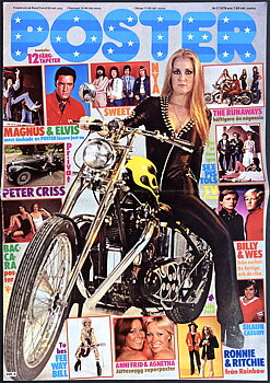TIDNINGEN POSTER - Nr 2 1978 - RUNAWAYS / Lita Ford omslag 