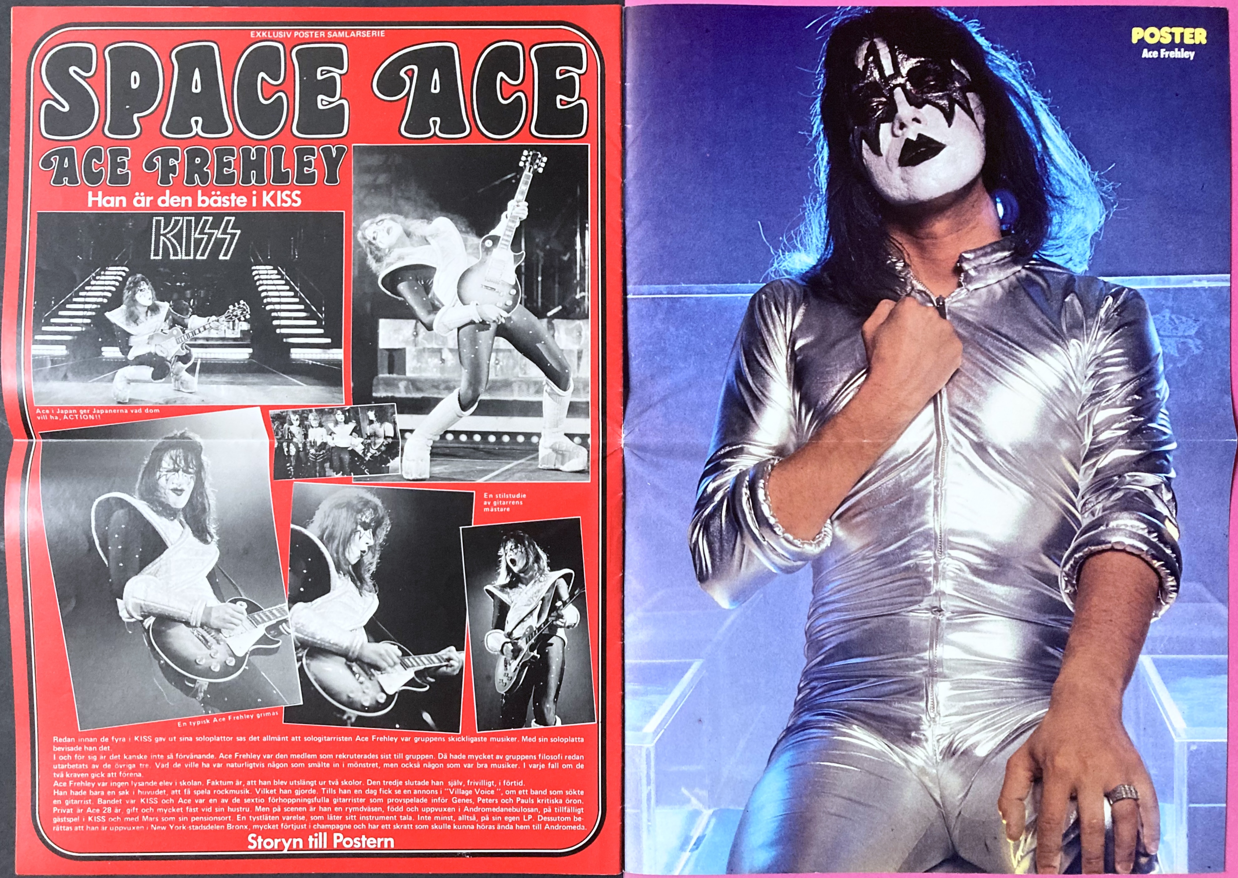 TIDNINGEN POSTER - Nr 8 1979 - THIN LIZZY / Phil Lynott omslag - 8