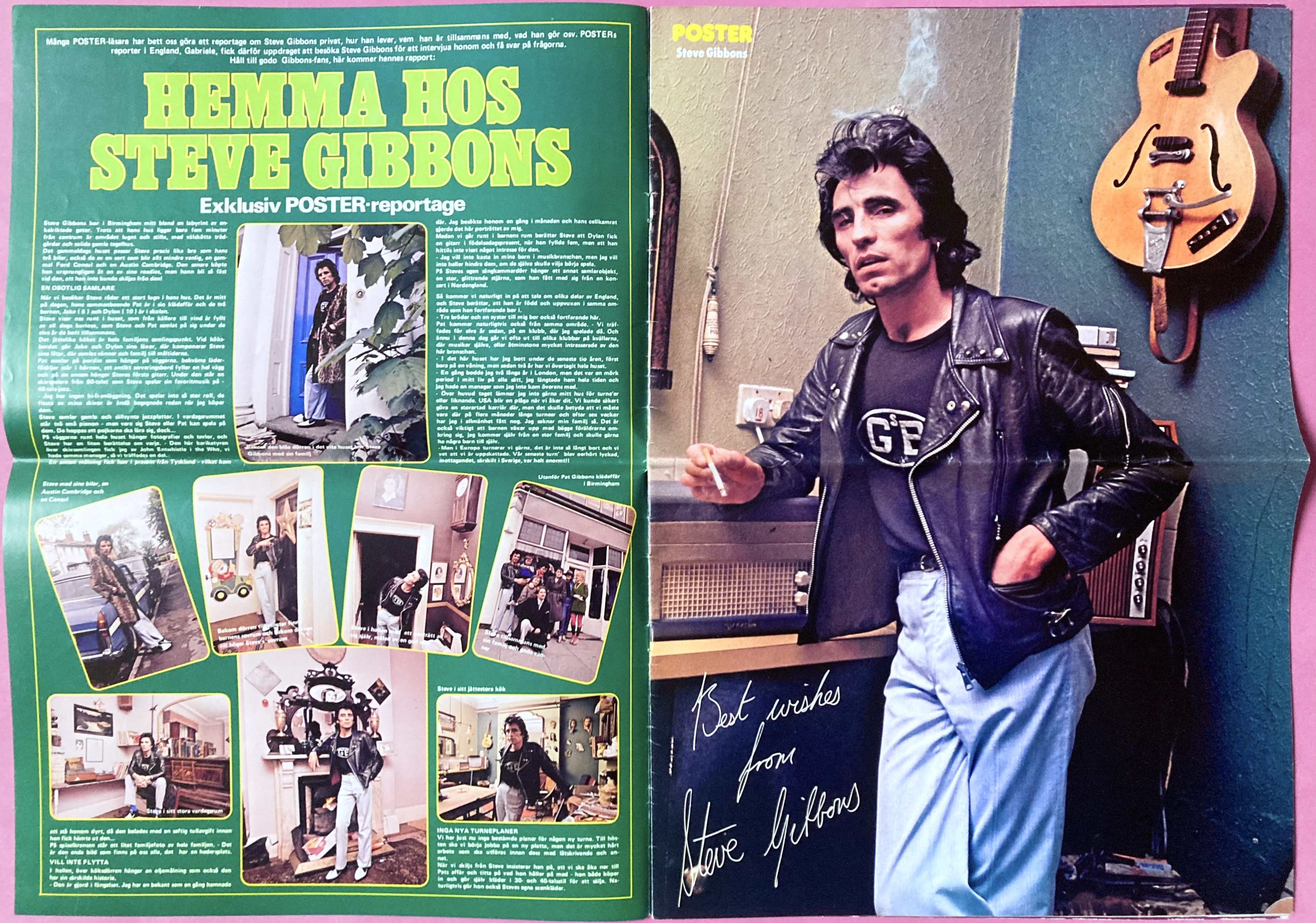 TIDNINGEN POSTER - Nr 8 1979 - THIN LIZZY / Phil Lynott omslag - 3