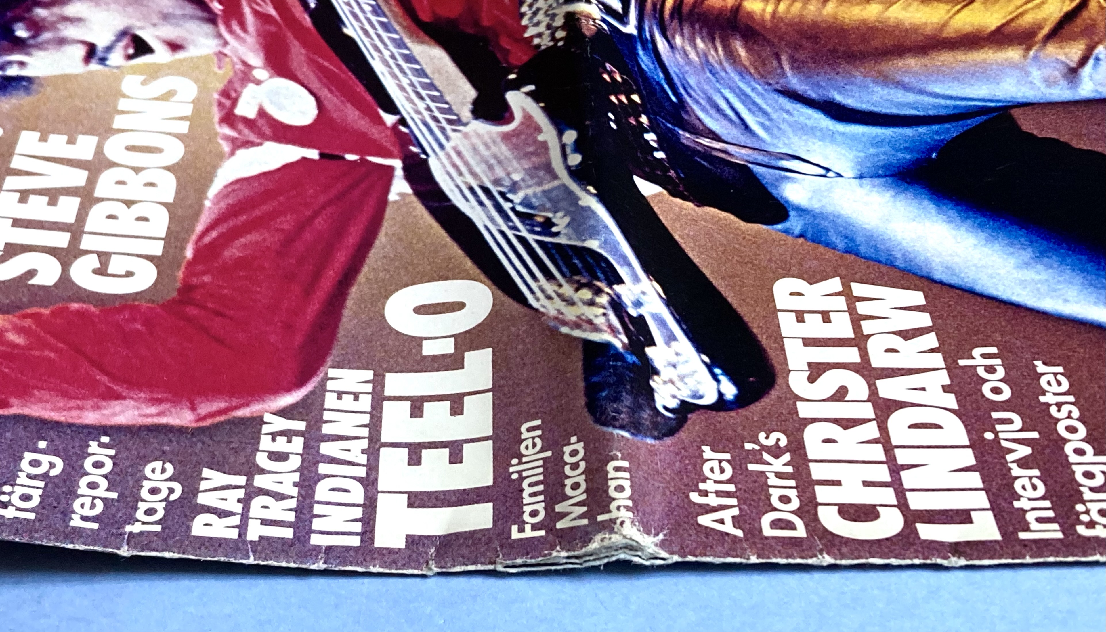 TIDNINGEN POSTER - Nr 8 1979 - THIN LIZZY / Phil Lynott omslag - 9