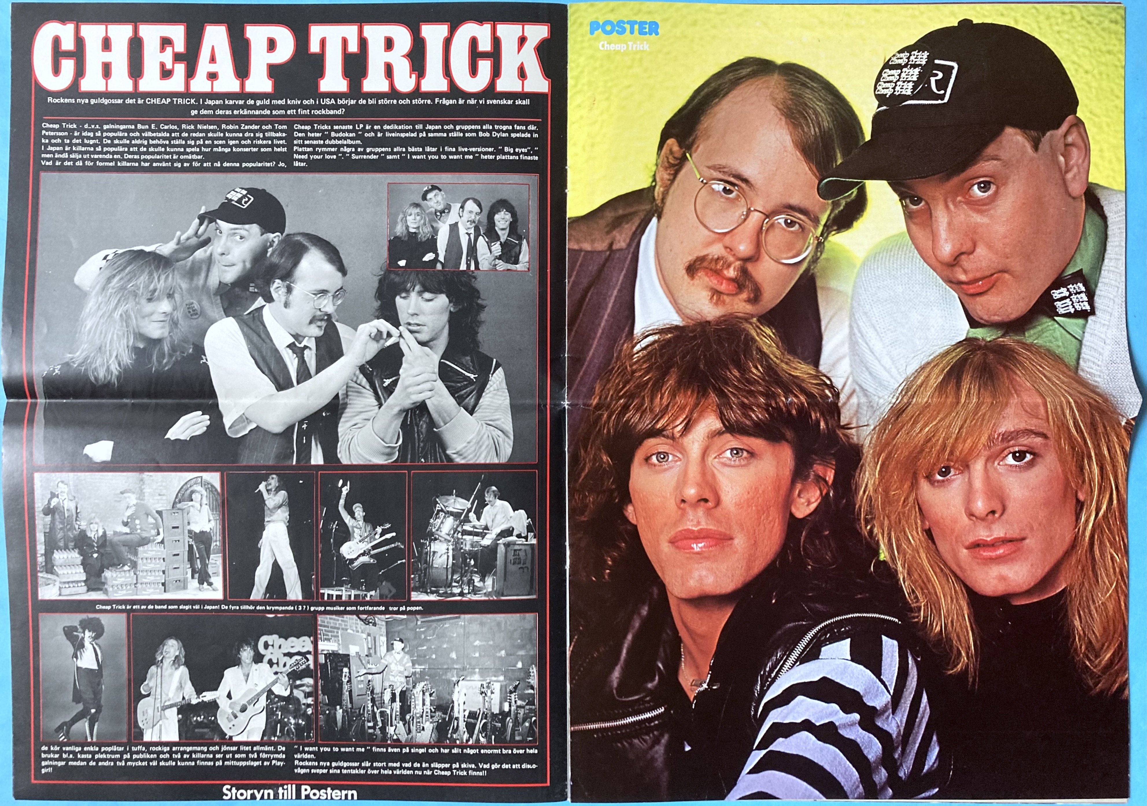 TIDNINGEN POSTER - Nr 8 1979 - THIN LIZZY / Phil Lynott omslag - 5