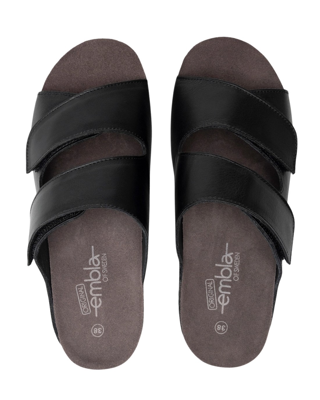 Damsandal Svart - ergoflex - 2