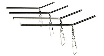 metal bom från spro med lekande och beteslås kommer i 2pack