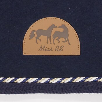 Ländtäcke Marin, 3marin/guld