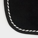 Ländtäcke Svart, 3svart/silver