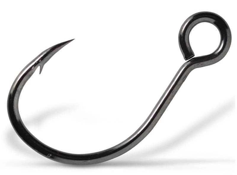 Enkelkrok med stor ögla som lämpar sig bra istället för trekrok på skeddrag och småwobblers