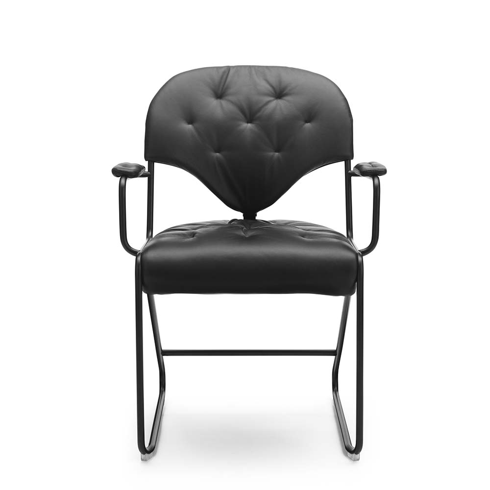 Sam Armchair Leather/Black DUX Vision of Home.se Scandinavian
