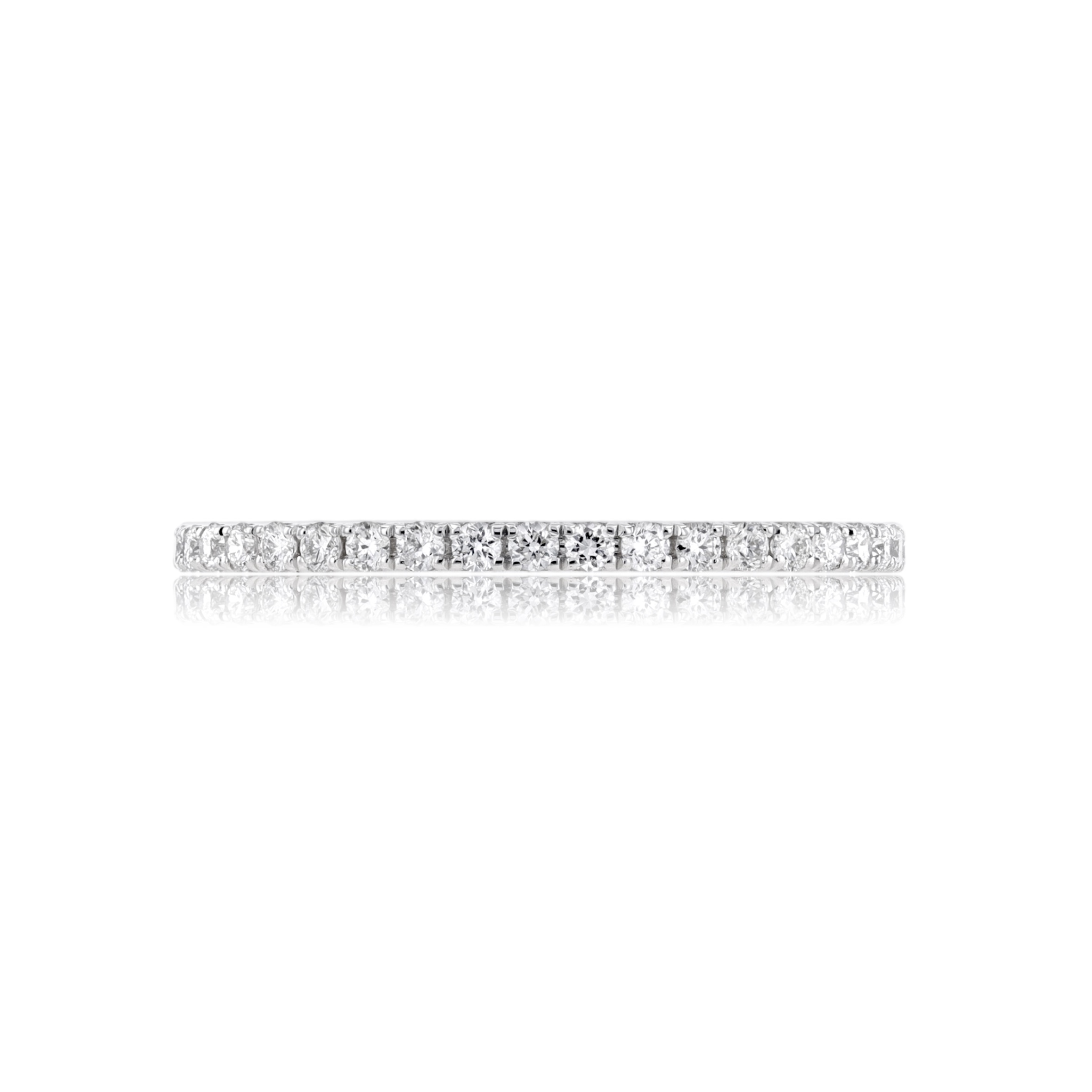 Stackring vita briljanter - 4