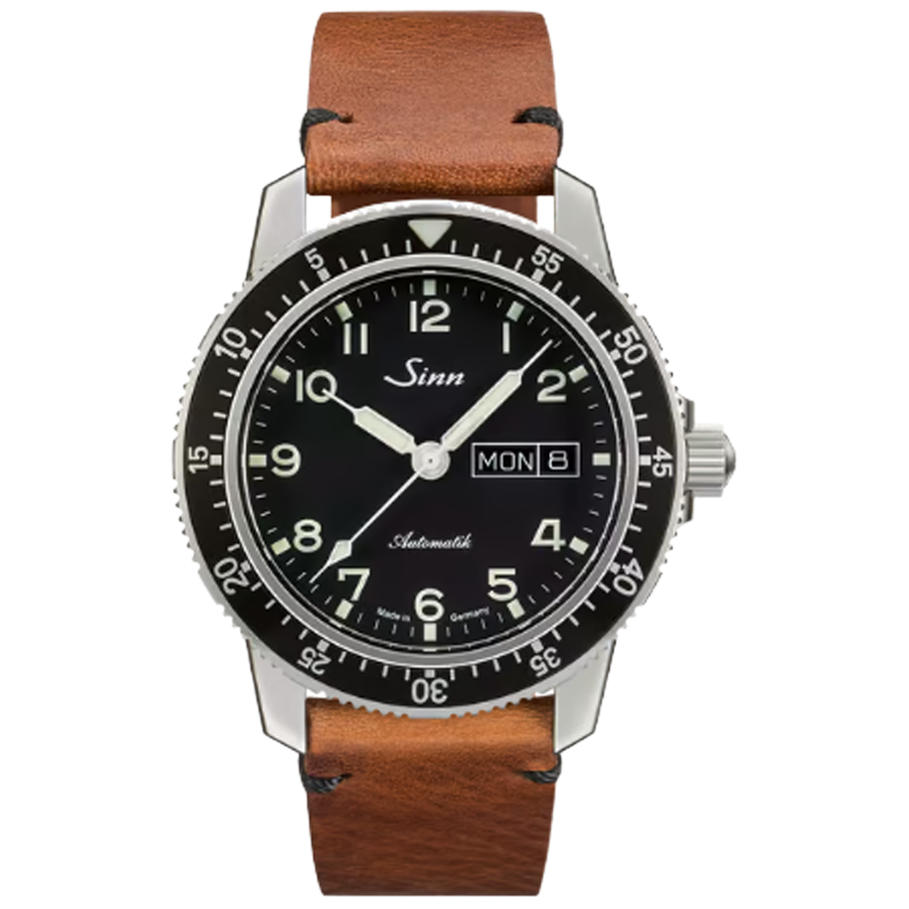 A104.011 Sinn 104 St Sa A vintage style brunt eller svart 
