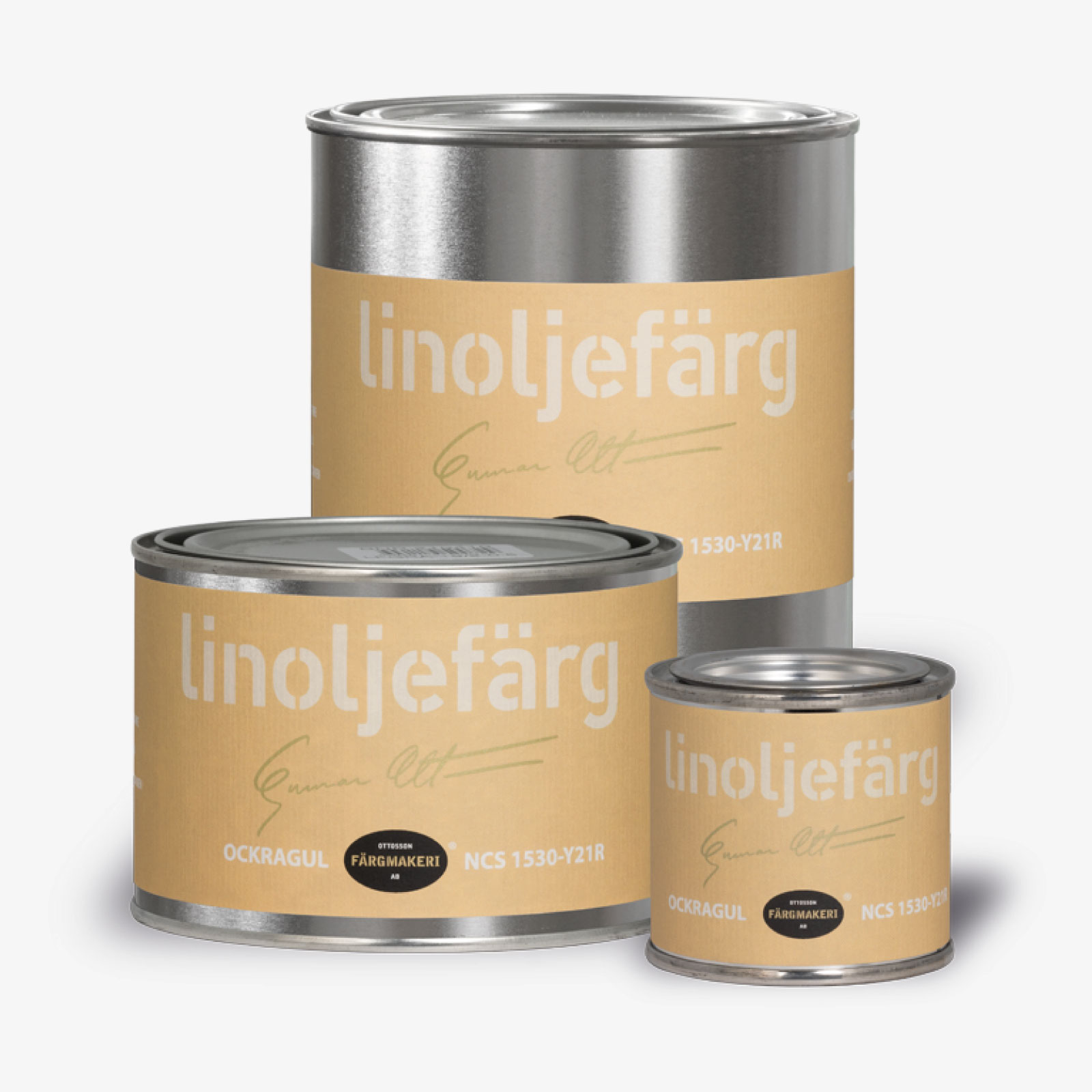 LINOLJEFÄRG JOLES OCKRAGUL A4, flera varianter - 2