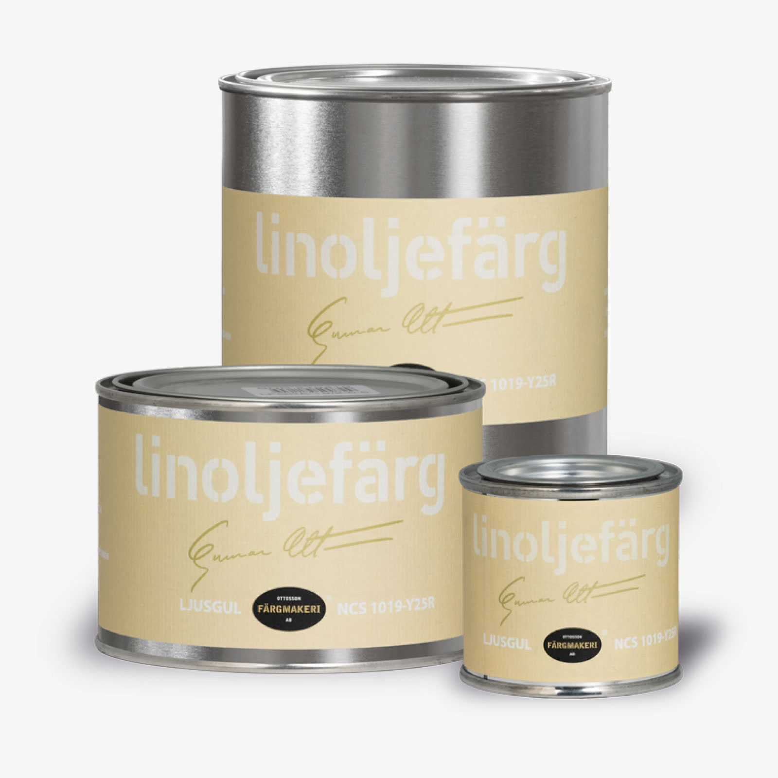 LINOLJEFÄRG JOLES LJUSGUL 6A, flera varianter - 2
