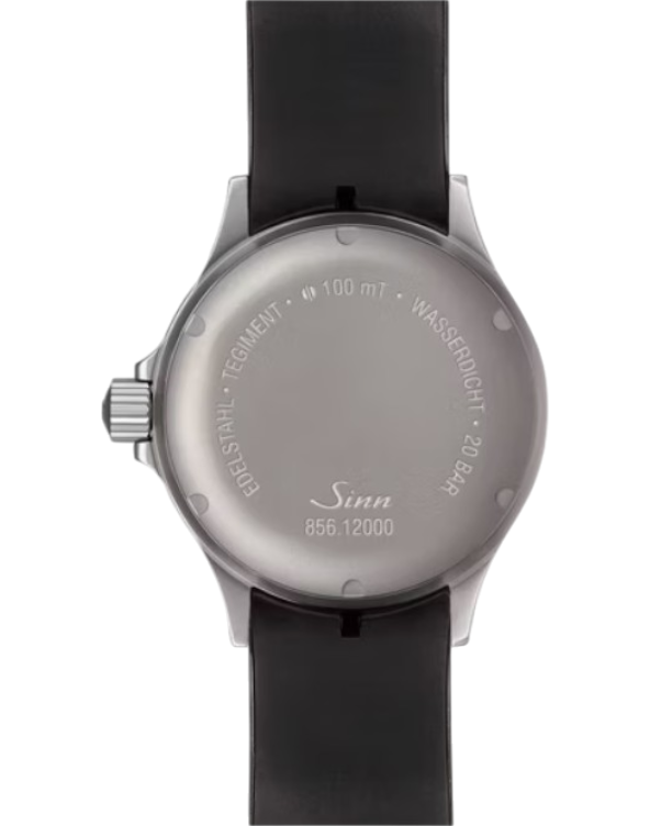 856.011 Sinn 856 vintage svart läderband
