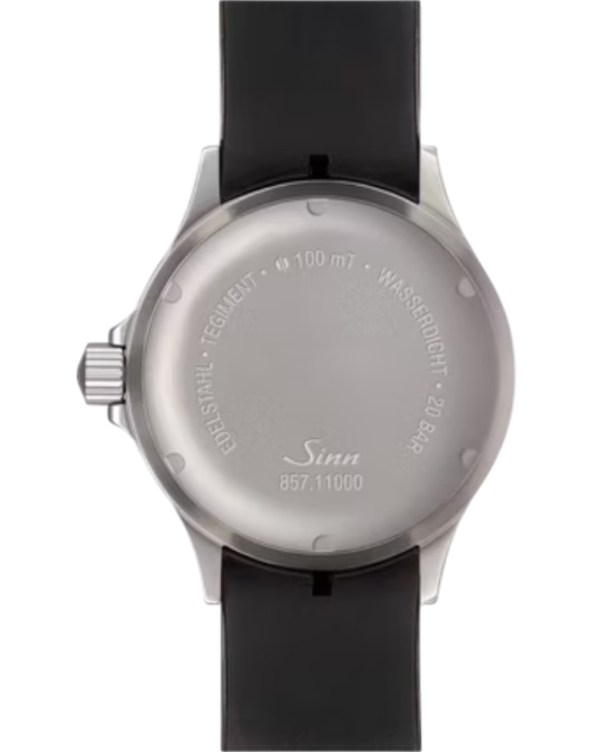 857.012 Sinn 857 vintage svart läderband