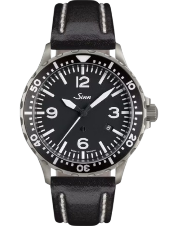 857.012 Sinn 857 vintage svart läderband