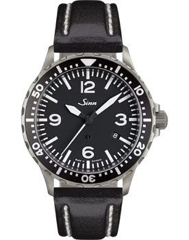 857.012 Sinn 857 vintage svart läderband