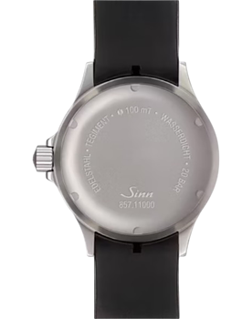 857.010 Sinn 857 UTC vintage svart läderband