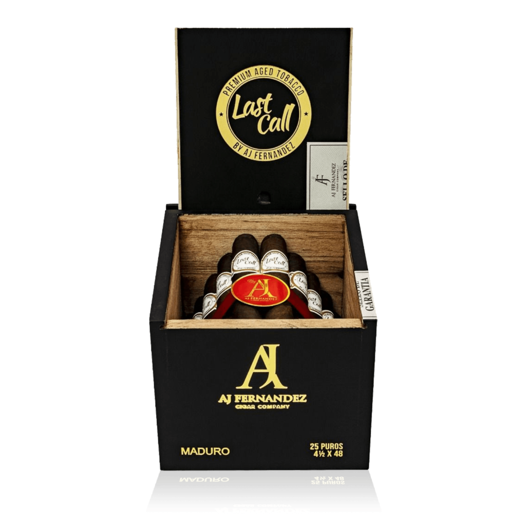 Aj Fernandez Last Call Geniales Maduro Corona Extra Open Box