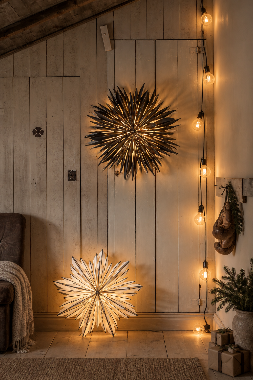 Adventsstjärna - Stjärna - Black - 60 cm - Maja - Watt & Veke