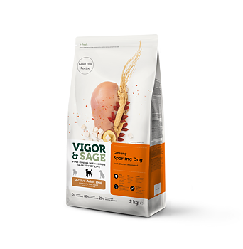 Vigor & Sage Regular adult dog  Ginseng Sporting Dog 12KG