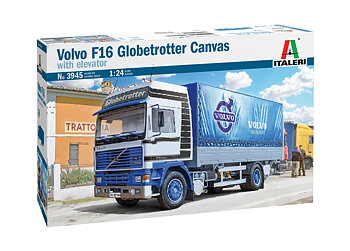 Volvo F16 Globetrotter kapellflak m bakgavellift, 1/24