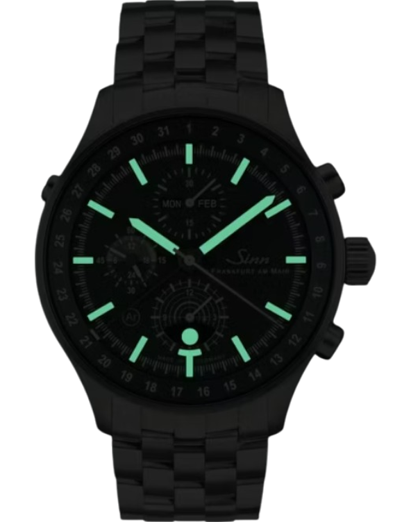 3006.010 Sinn Jagduhr 3006 vintage style brunt