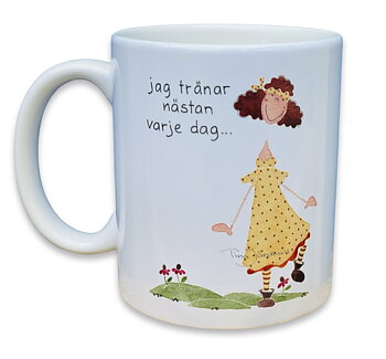 Tina Järdhult Mugg - Jag tränar nästan varje dag...
