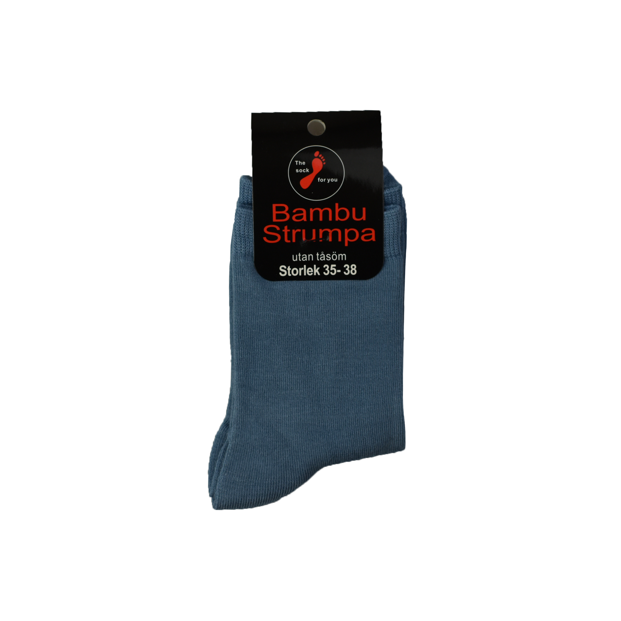 Bambustrumpa med vanlig resår - 6
