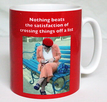 Photocaptions : Nothing beats the satisfaction of crossing things off a list - Mugg