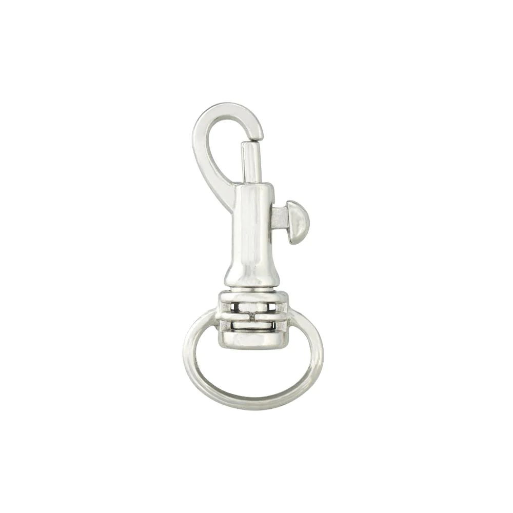 Karbinhake - nickel  33x12 mm