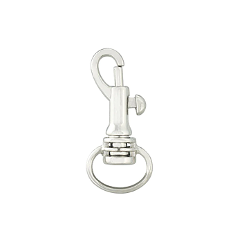 Karbinhake - nickel  33x12 mm