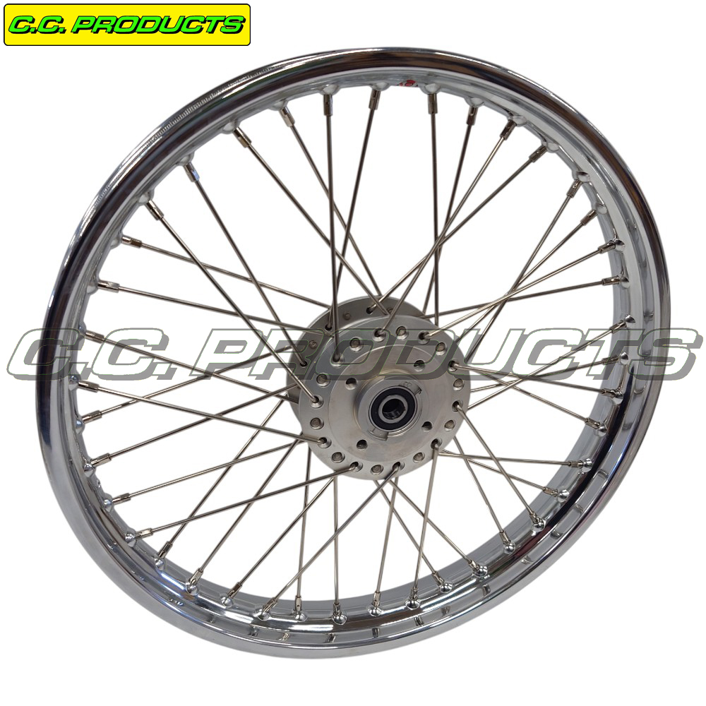 Ekersats Kawasaki KZ 305 LTD 19 tum 87-88 Framhjul (Skivbroms) - 3