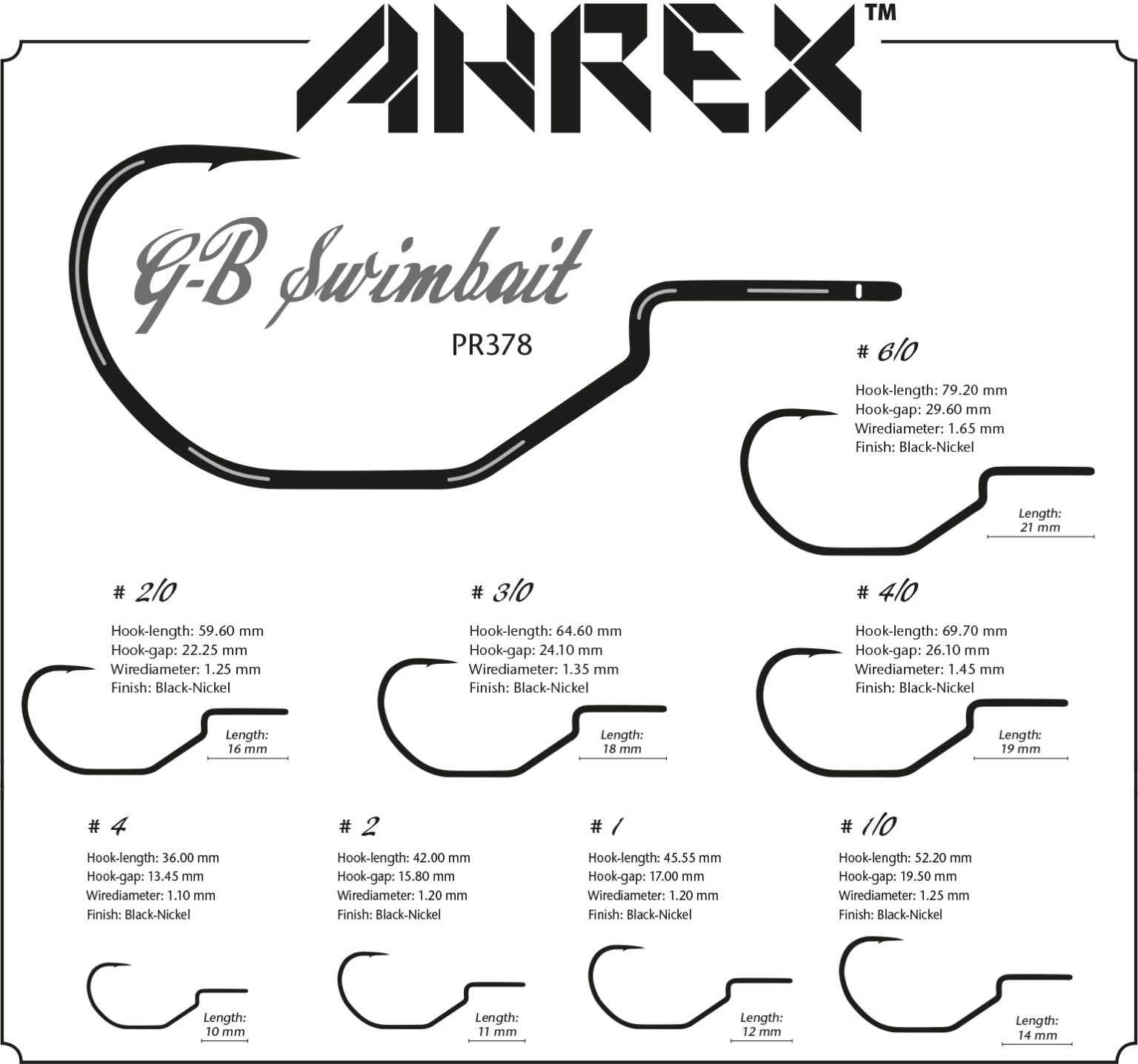 Ahrex PR378 GB Predator Swimbait  - 2