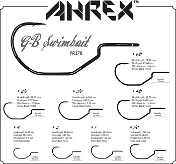 Ahrex PR378 GB Predator Swimbait 