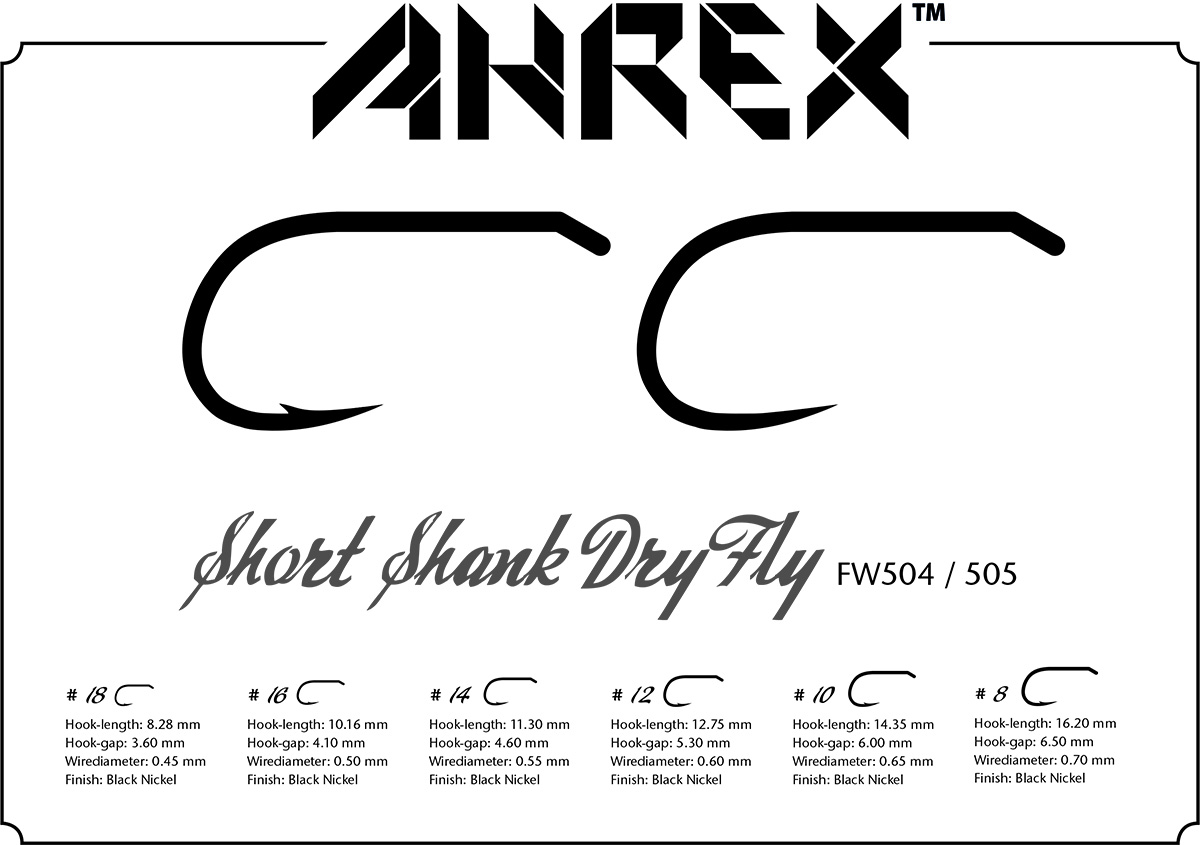 Ahrex FW504 Short Shank Dry - 2