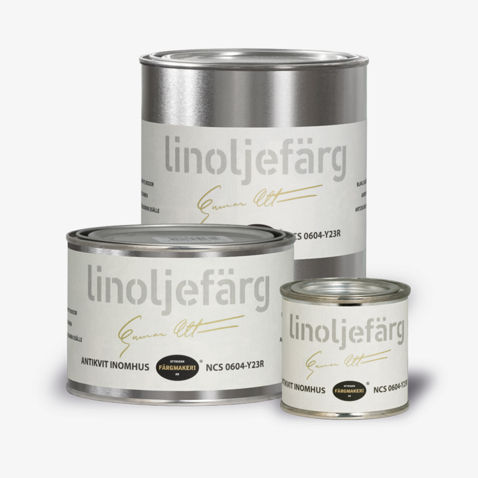 LINOLJEFÄRG ANTIKVIT, flera varianter - 2