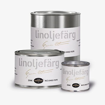 LINOLJEFÄRG ZINKVIT, flera varianter