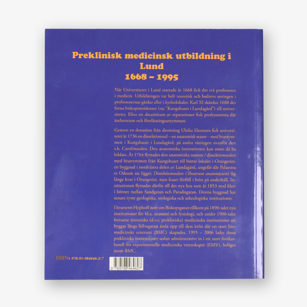 Preklinisk medicinsk utbildning i Lund 1668-1995 - 2