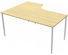 LD Fasta skrivbord L-format  - 5