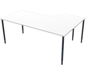 LD Fasta skrivbord L-format  - 12