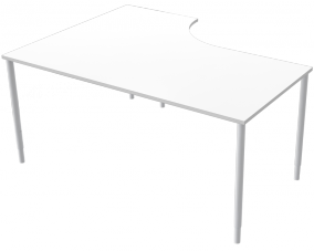 LD Fasta skrivbord L-format  - 6