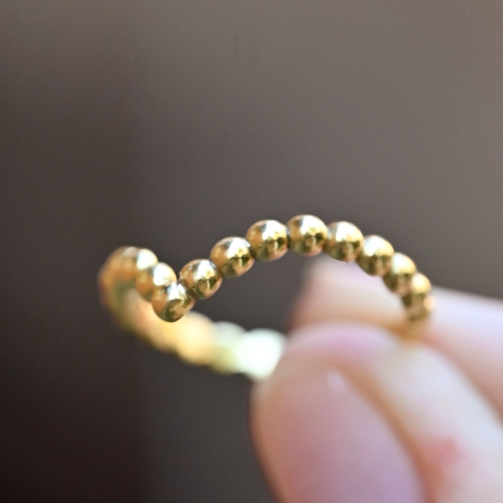 Ring Emelie V-form 2,5 mm guld 18 karat - 5