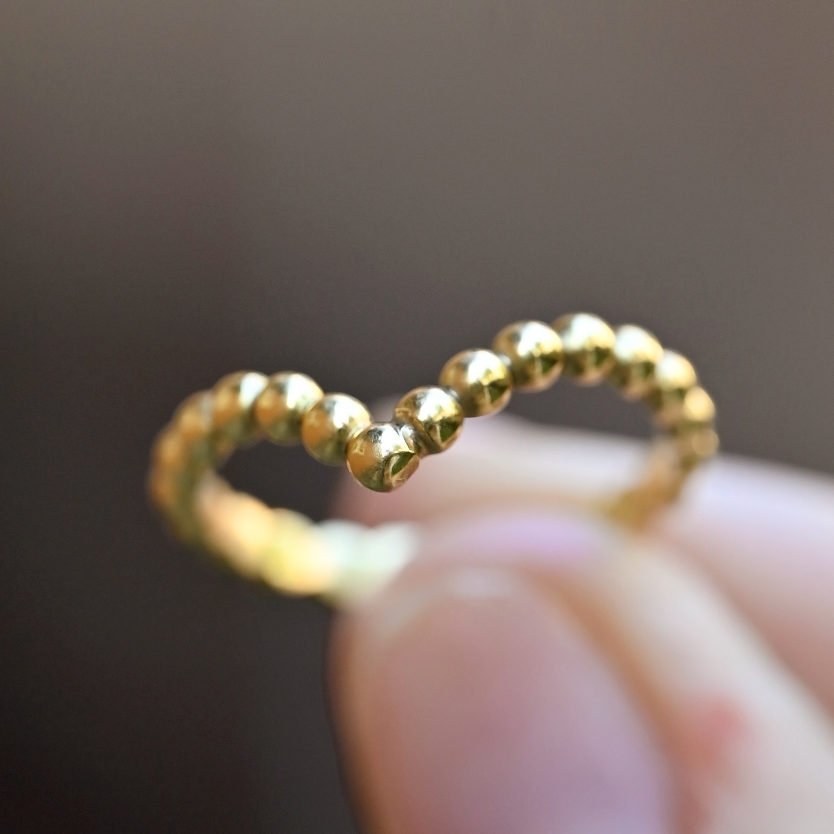 Ring Emelie V-form 2,5 mm guld 18 karat - 6