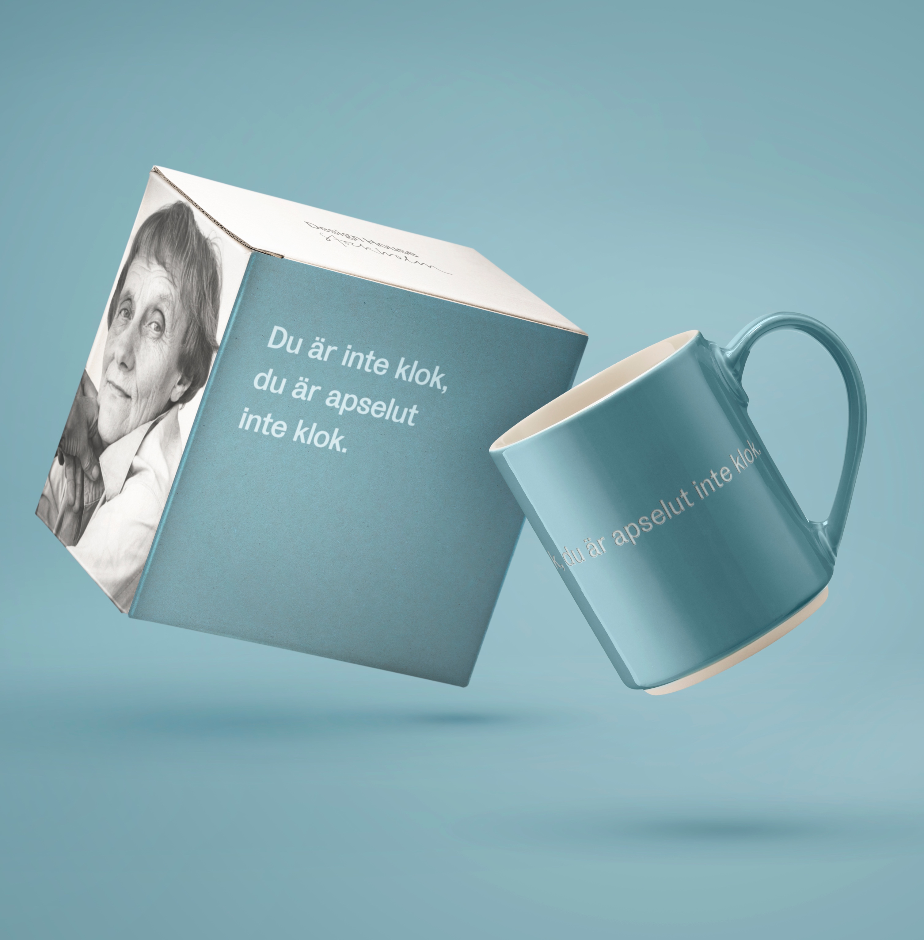 Astrid Lindgren Citat Mugg - “Du är inte klok, du är apselut inte klok.” - 2